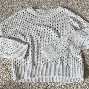 Abercrombie Kids Cream Knit Sweater